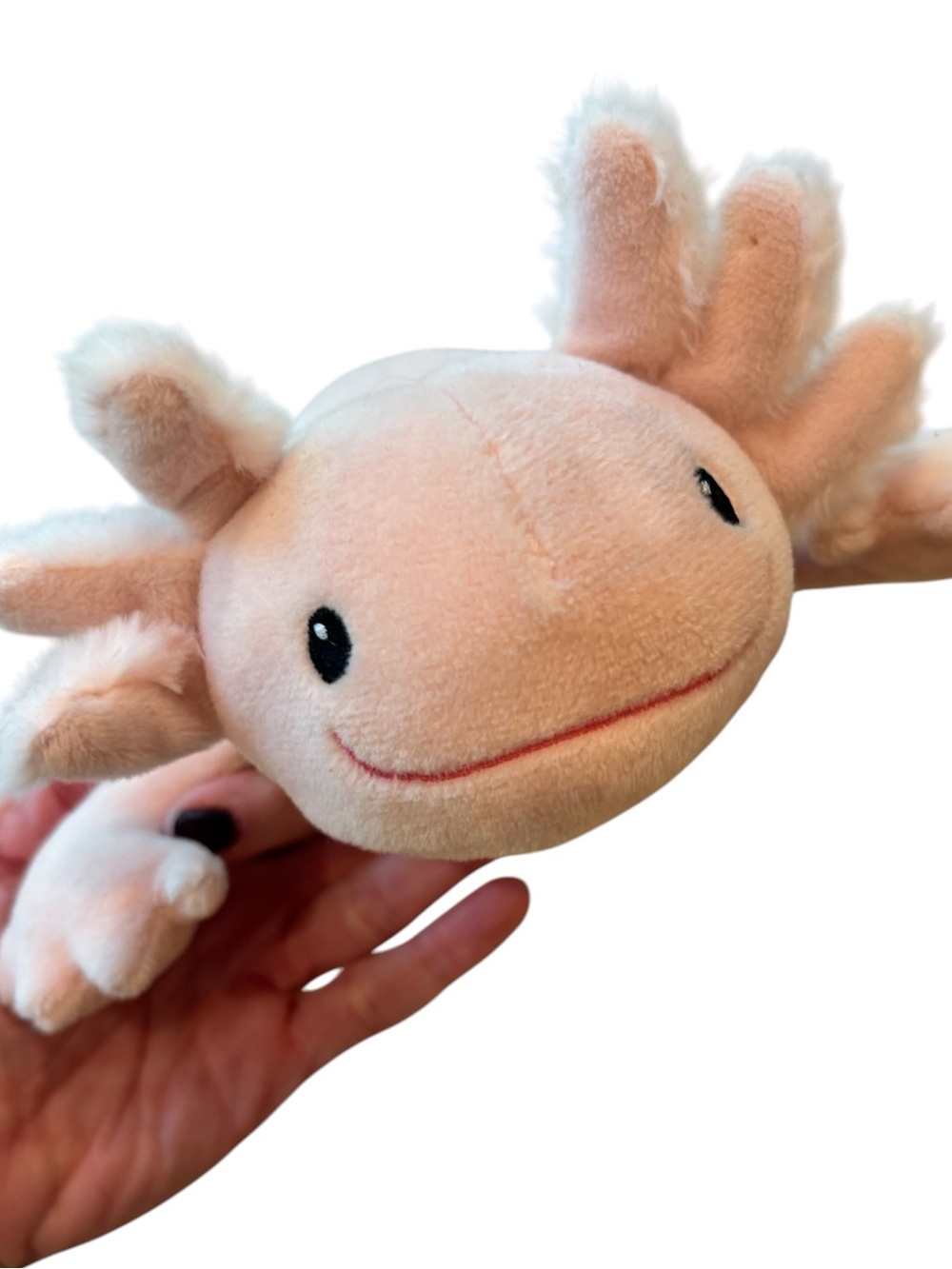 Mary Meyer Axolotl Plush Pink Fuzzy Collectible 12”